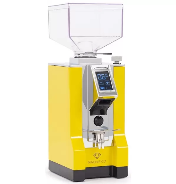 Eureka Mignon Magnifico Coffee Grinder - Yellow