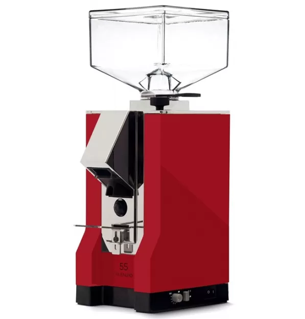 Eureka Mignon Silenzio 55 Espresso Grinder - Ruby Red