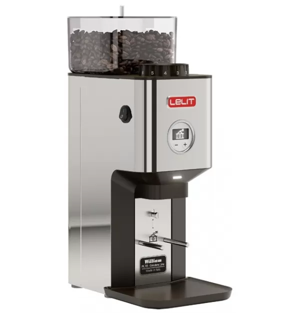 Lelit William 64mm Espresso Grinder - Polished Stainless