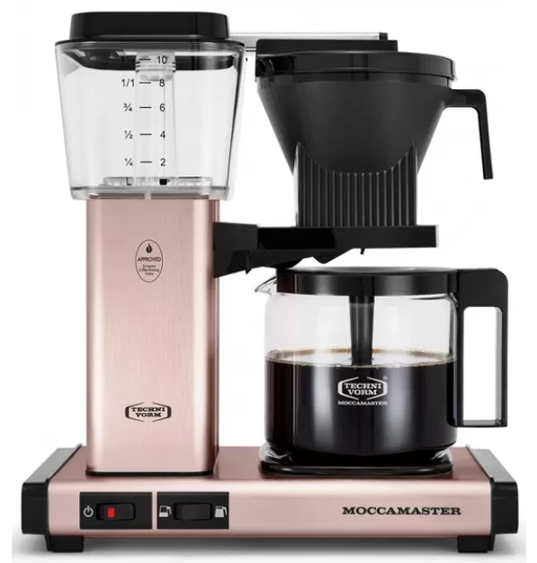 Technivorm Moccamaster KBGV Select Glass Carafe Coffee Maker - Rose Gold