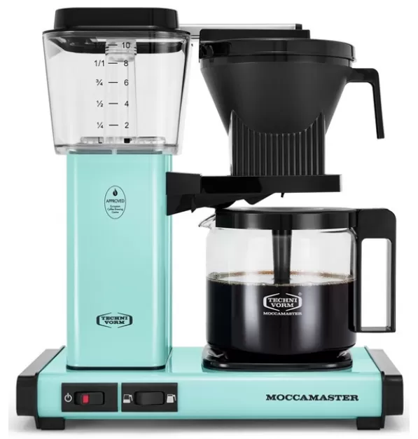 Technivorm Moccamaster KBGV Select Glass Carafe Coffee Maker - Turquoise