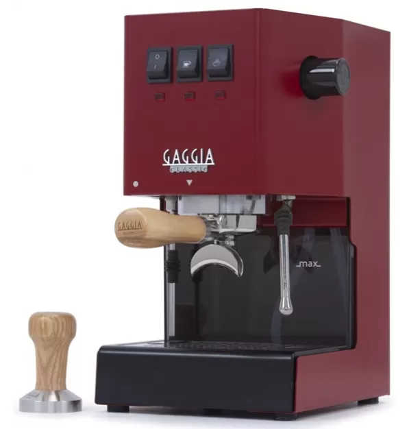 Gaggia Classic Prestige in Cherry Red