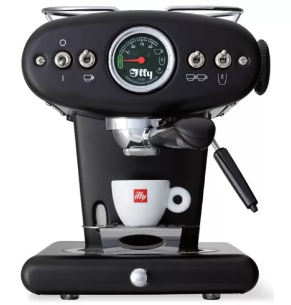 Illy X1 Anniversary E.S.E. Pod & Ground Coffee Machine - Black