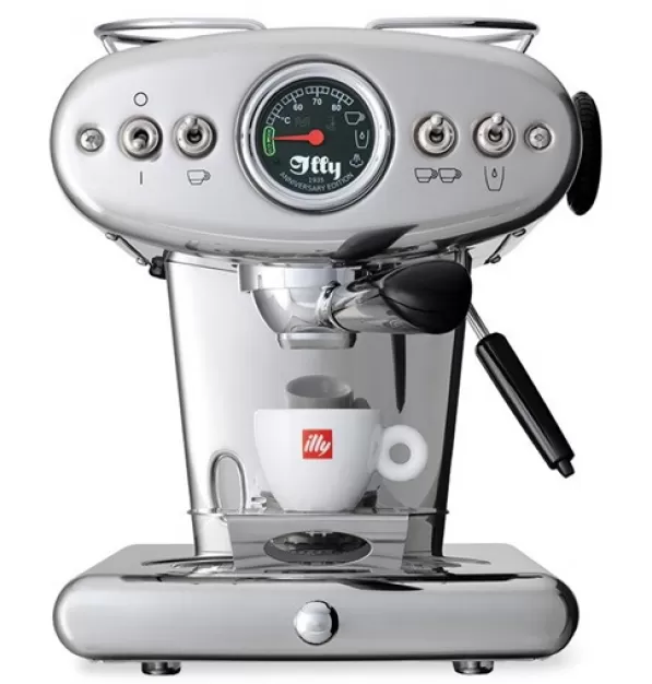 Illy X1 Anniversary E.S.E. Pod & Ground Coffee Machine - Stainless