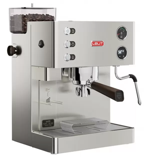 Lelit Kate Espresso Machine with Built-In Grinder