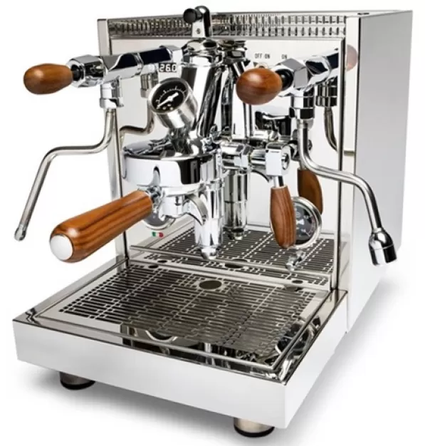 Quick Mill Arnos Espresso Machine With Flow Control - Walnut Accents