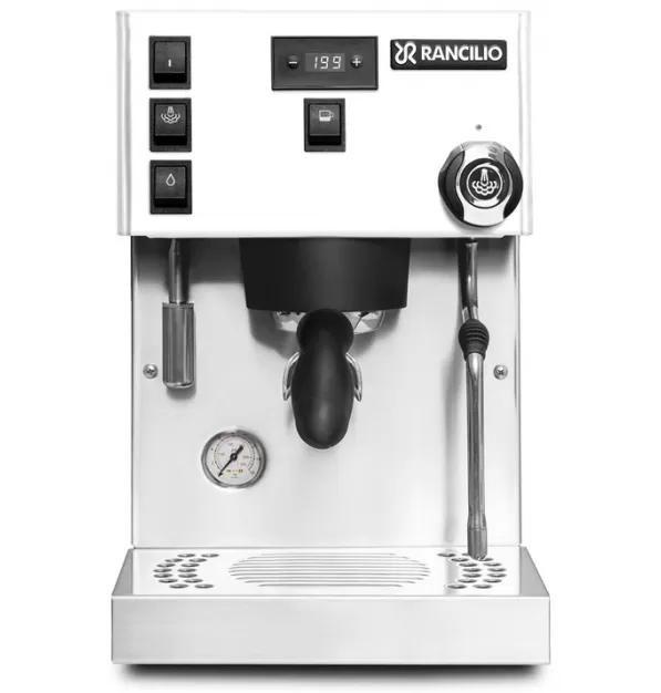 Rancilio Silvia Pro X Dual Boiler Espresso Machine in White