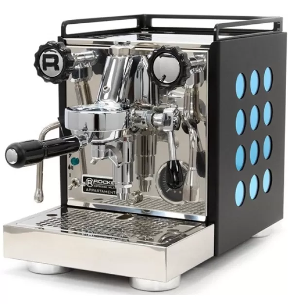 Rocket Espresso Appartamento Serie Nera Espresso Machine - Aquamarine