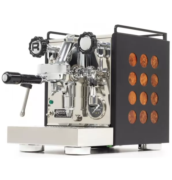 Rocket Espresso Appartamento Serie Nera Espresso Machine - Elm Carpathian Burl