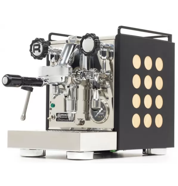 Rocket Espresso Appartamento Serie Nera Espresso Machine - Maple Curly Figured