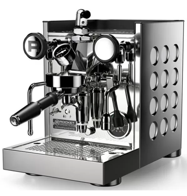 Rocket Espresso Appartamento TCA Espresso Machine with Flow Control - White