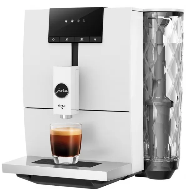 JURA ENA 4 Super-Automatic Espresso Machine - Full Nordic White