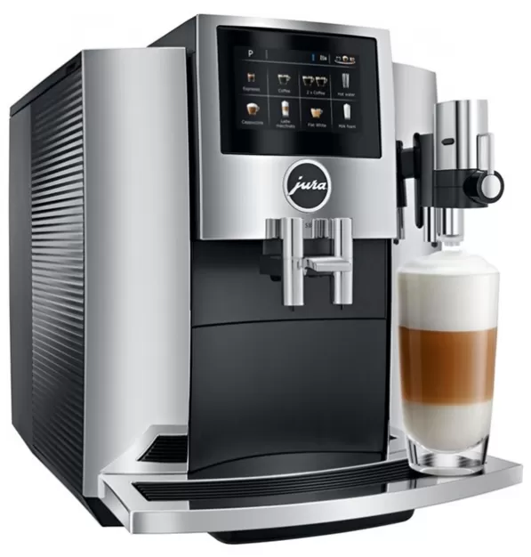 JURA S8 Super-Automatic Espresso Machine - Chrome