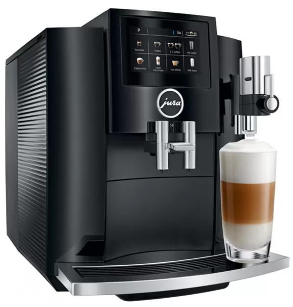 JURA S8 Super-Automatic Espresso Machine - Piano Black