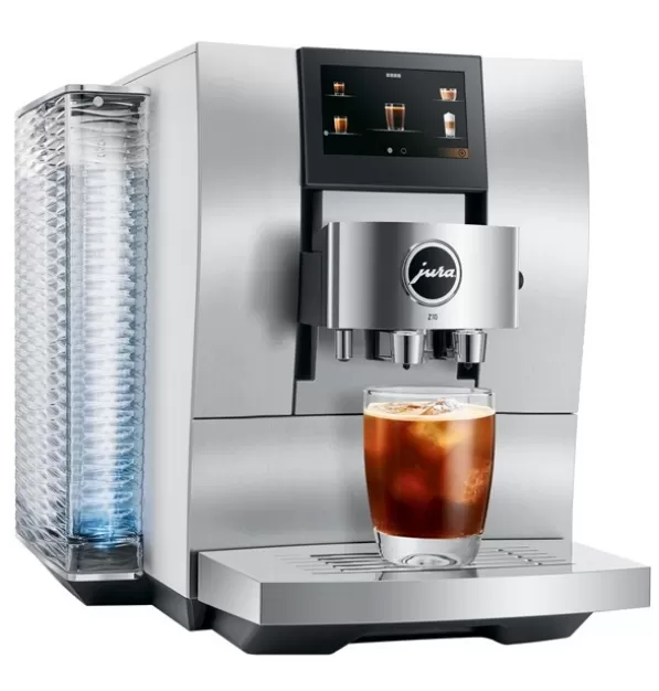 JURA Z10 Super-Automatic Espresso Machine - Aluminum White