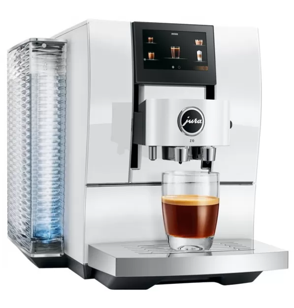 JURA Z10 Super-Automatic Espresso Machine - Diamond White